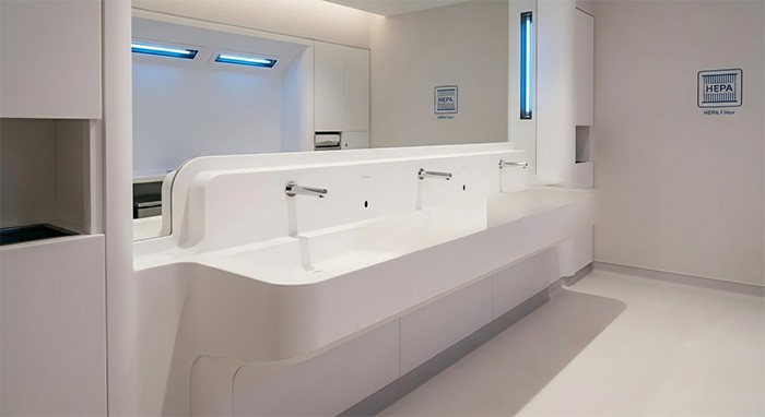 International Medical Center &ndash; A Seamless Hygienic Space with 24/7 Antimicrobial Protection