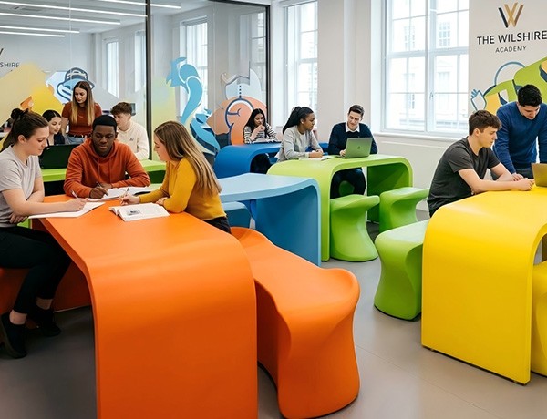 International School Complex – Color Inspiration and a Healthy, Antibacterial Environment