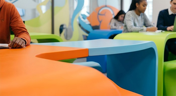 International School Complex &ndash; Color Inspiration and a Healthy, Antibacterial Environment